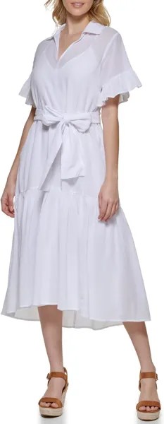 Платье Tommy Hilfiger Maxi Dress, цвет Bright White