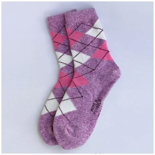 Мужские носки Монголка, размер 37-39, фиолетовый