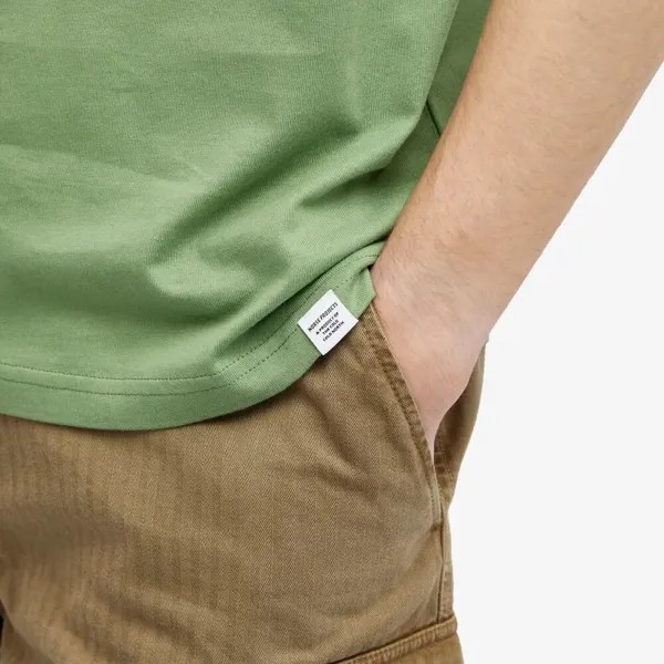 Norse Projects Стандартная футболка Niels, зеленый