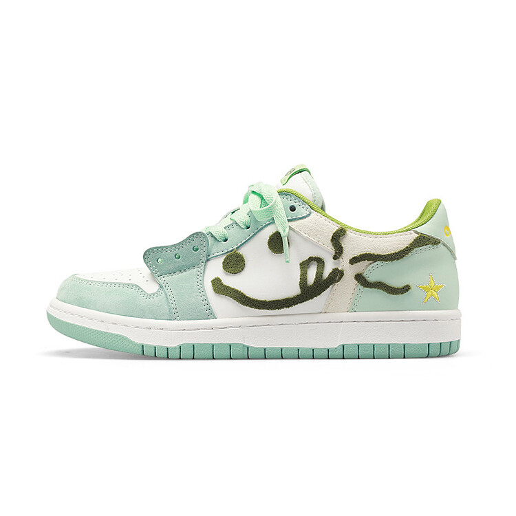 Кроссовки Cat&Sofa Skateboarding Shoes Unisex Low-top Mint Green, мятно-зеленый