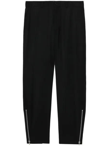Comme des Garçons Homme Deux брюки строгого кроя из смесовой шерсти, черный