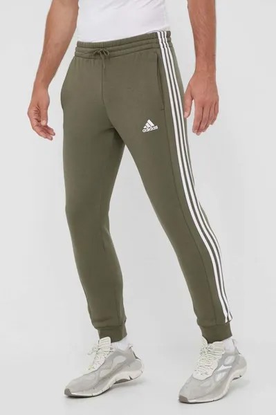 Джоггеры adidas, зеленый