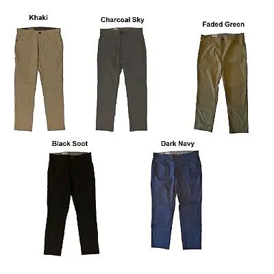 Легкие мужские брюки с комфортным поясом прямого кроя Denali от Member-#39;s Mark