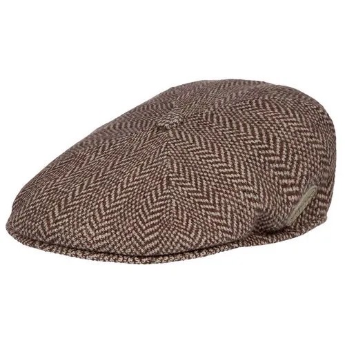 Кепка KANGOL арт. 0264KG Herringbone 504 (коричневый), размер 61
