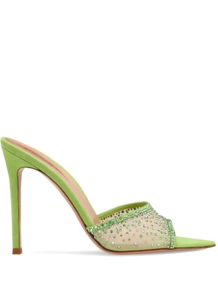 Gianvito Rossi мюли Rania 105, зеленый
