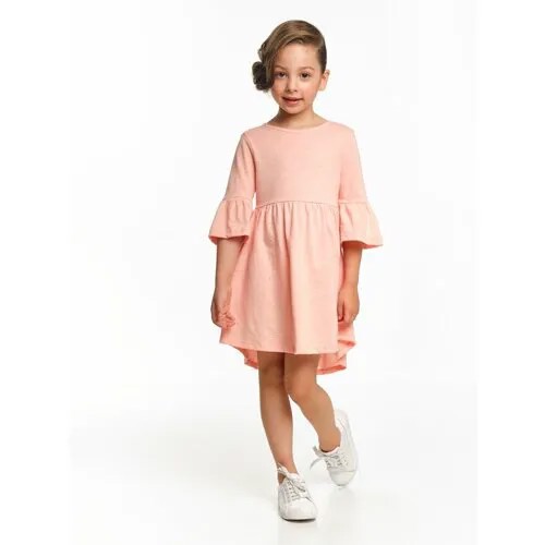 Платье Mini Maxi, размер 122, бежевый, розовый