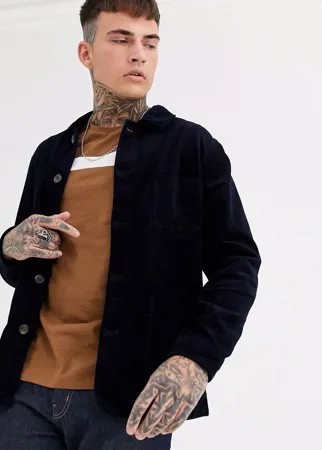 Темно-синяя куртка в рабочем стиле Celio-Темно-синий