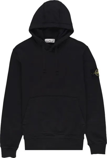 Толстовка Stone Island Hooded Sweatshirt 'Black', черный