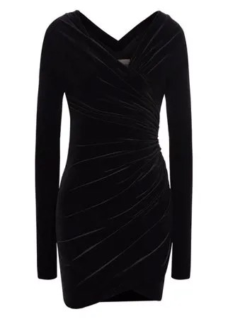 Бархатное платье Alexandre Vauthier