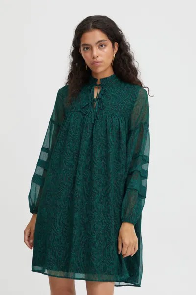 Платье b.young Blusen BYHIMA SHORT DRESS, зеленый