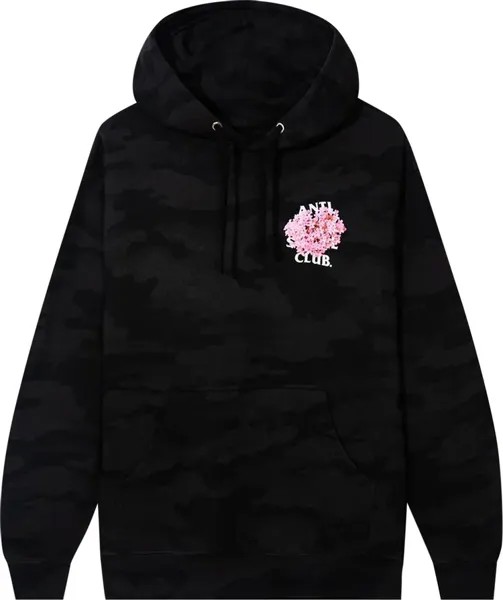 Худи Anti Social Social Club All Rise Hoodie 'Black Camo', разноцветный