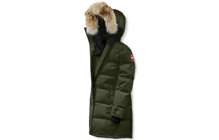 Женский пуховик Canada Goose, Армейский Зеленый