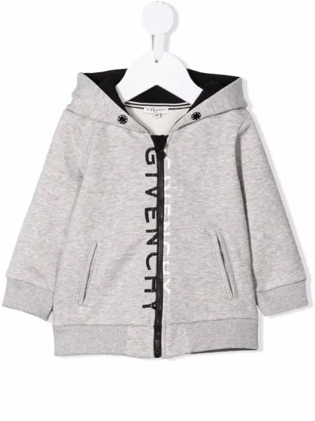 Givenchy Kids куртка с капюшоном и логотипом