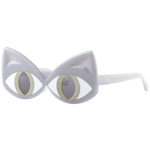 Солнцезащитные очки Yazbukey, кошачий глаз, с защитой от УФ, для женщин, серый