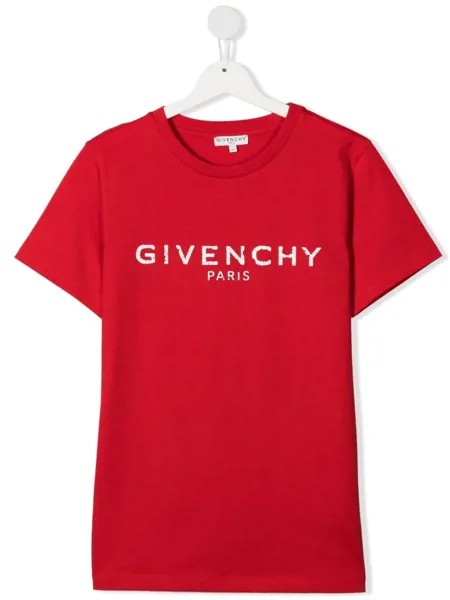 Givenchy Kids футболка с логотипом