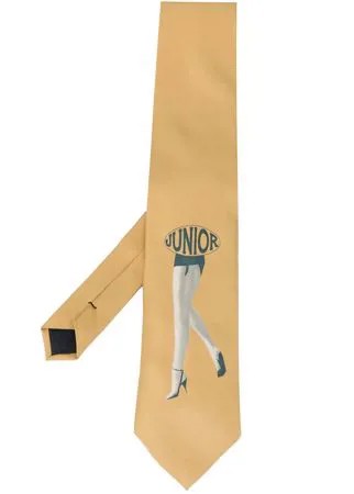 Jean Paul Gaultier Pre-Owned галстук 1980-х годов с принтом