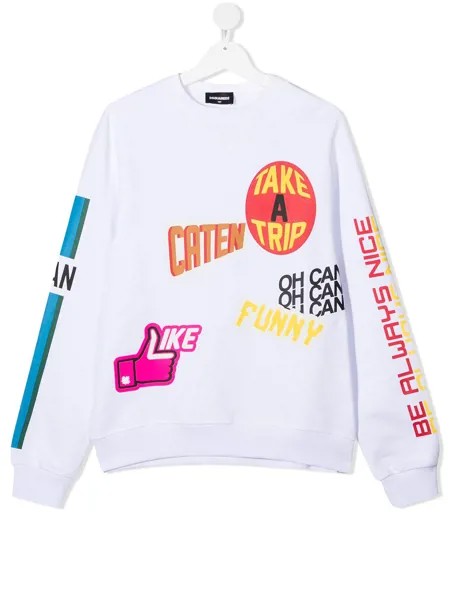 Dsquared2 Kids толстовка с принтом