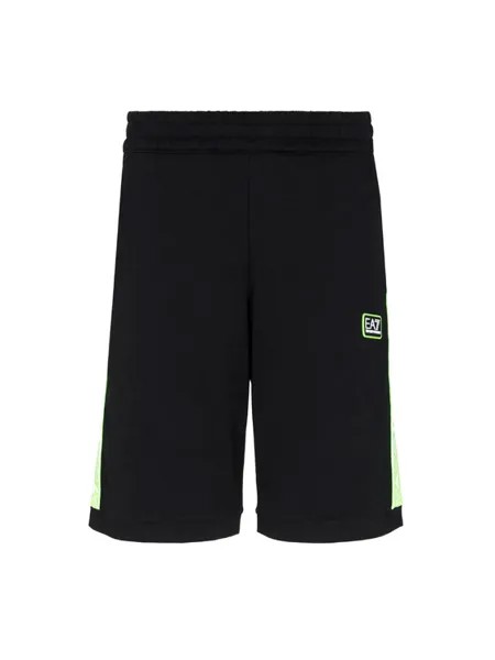 Шорты стандартного кроя Ea7 Emporio Armani, черный