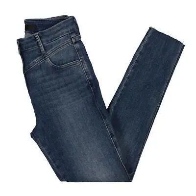 Женские укороченные джинсы скинни из денима медового синего цвета с пышными формами 25 BHFO 1972 г.