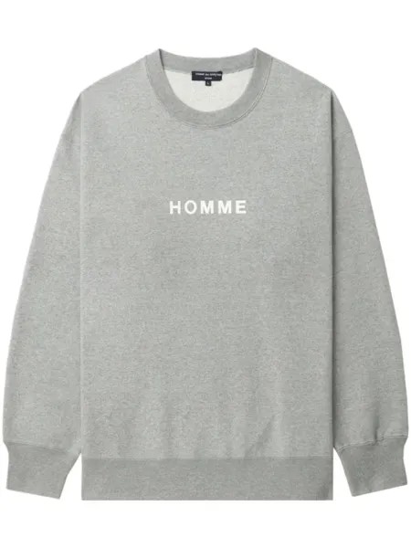 Comme des Garçons Homme толстовка с логотипом, серый