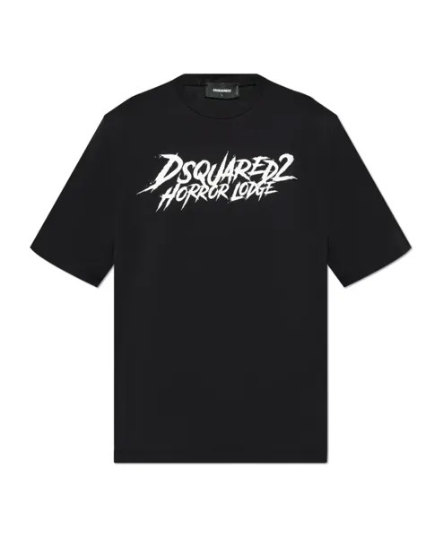 Футболка с логотипом Dsquared2, черный