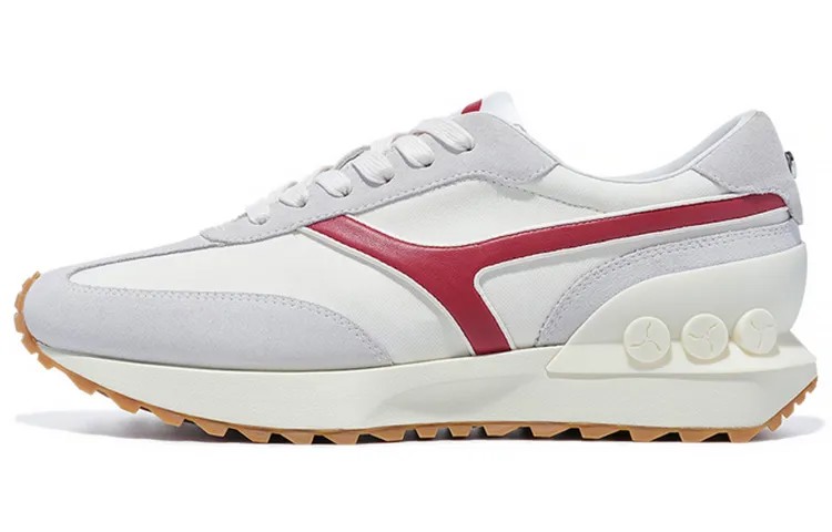 Кроссовки LI-NING 1990 Zhengrong Lifestyle Shoes Men Low-top White/Red, красный