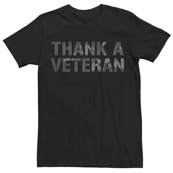 Мужская камуфляжная футболка ко Дню ветеранов 