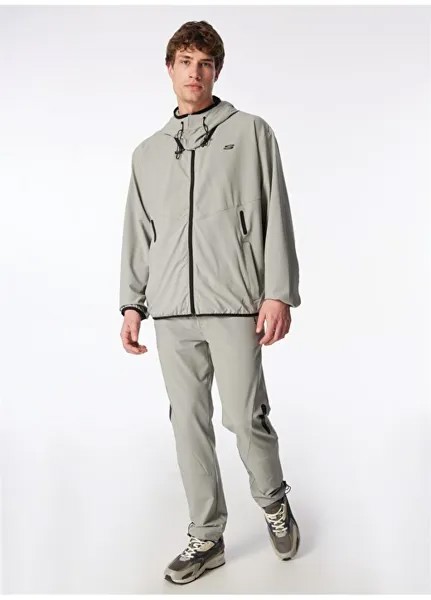 Серые мужские спортивные штаны S241043-035 Micro Collection M Regu Skechers, серый