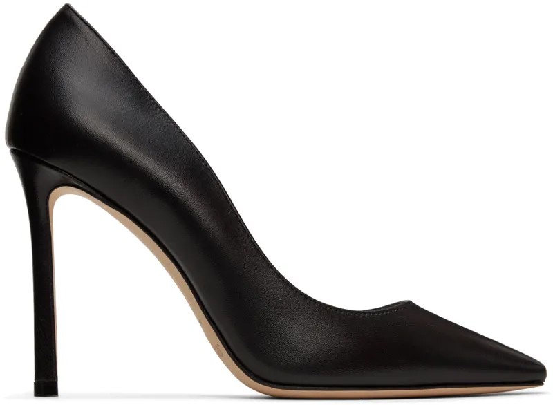 Черные туфли на каблуке Romy 100 Jimmy Choo