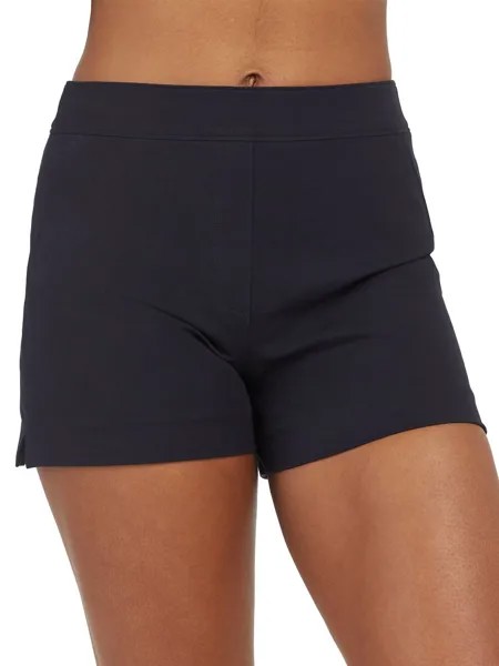 Шорты из полированного эластичного хлопка Spanx, нави