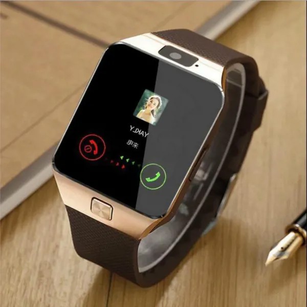 DZ09 Смарт-часы Телефон GSM NFC Камера Наручные часы SIM-карта Смарт-часы для Samsung Android Телефон