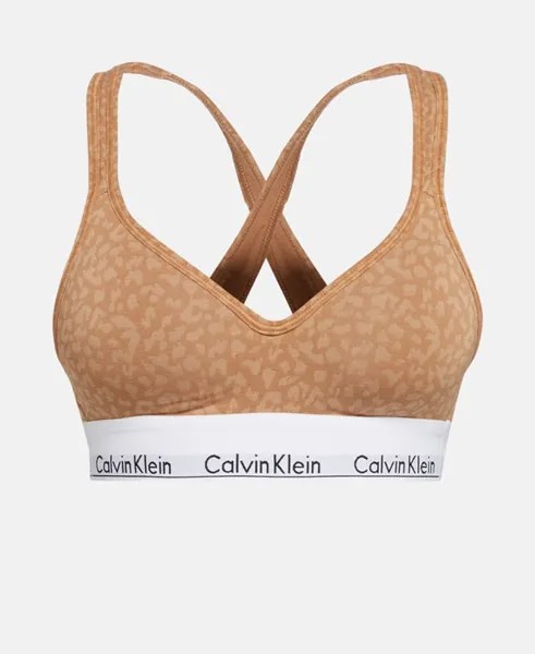 Мягкий бюстгальтер Calvin Klein Underwear, коричневый