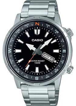 Японские наручные  мужские часы Casio MTD-130D-1A4. Коллекция Analog