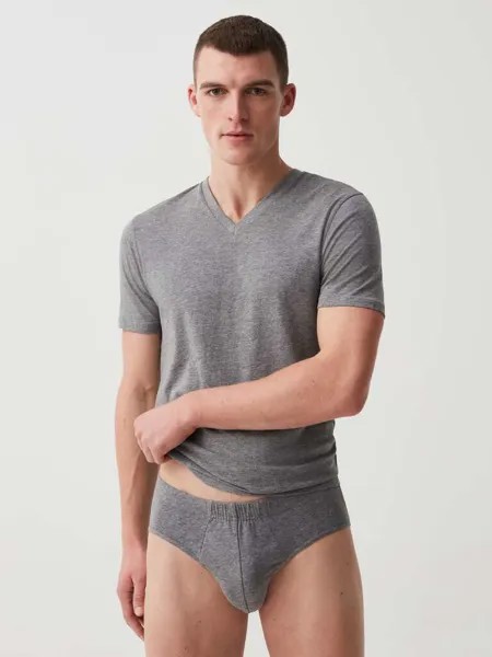 Эластичные трусы Ovs, цвет grey marl
