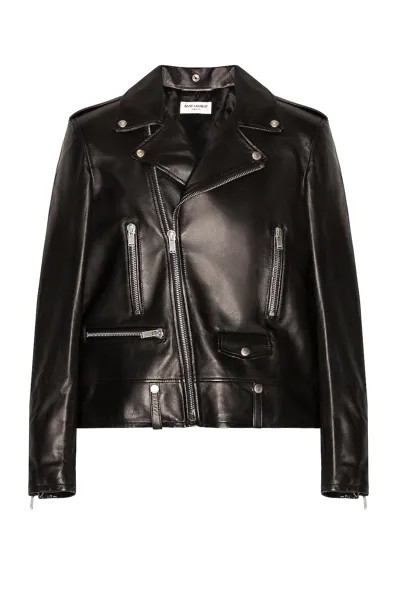 Куртка Saint Laurent Classic Motorcycle, черный