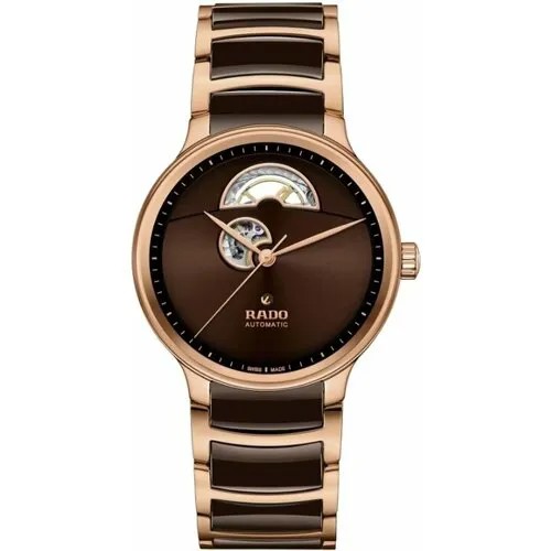 Наручные часы RADO, коричневый, золотой
