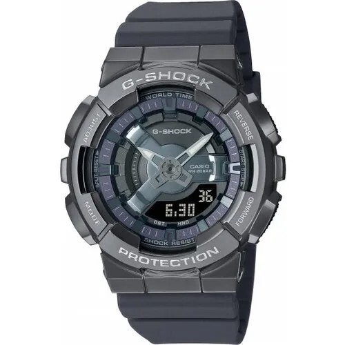 Наручные часы CASIO G-Shock GM-S110B-8A, серый, черный