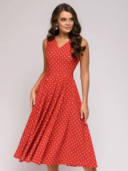 Платье-сарафан женское 1001dress 0112001-01544DT красное 42