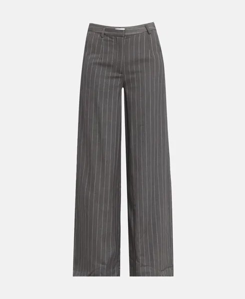 Расклешенные брюки Minimum, светло-серый