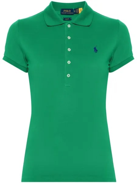Polo Ralph Lauren рубашка поло с вышивкой Polo Pony, зеленый