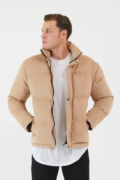 Надувное пальто кремового цвета для мужчин, новый сезон