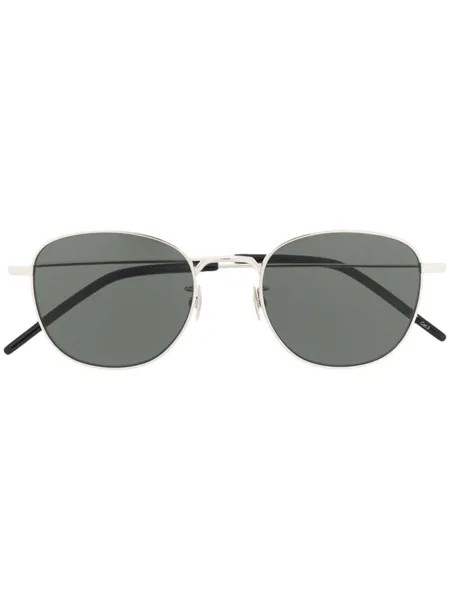 Saint Laurent Eyewear солнцезащитные очки в круглой оправе