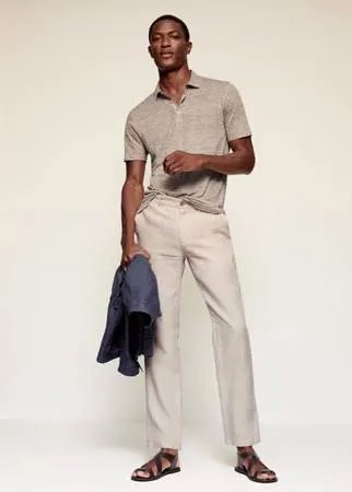 Поло slim fit 100% лен - Amberes