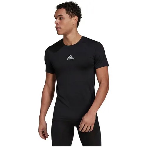 Футболка adidas Techfit Compression Short Sleeve, размер XS, черный