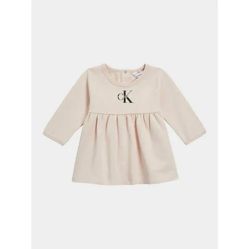 Платье Calvin Klein Jeans, размер 62 [MET], розовый