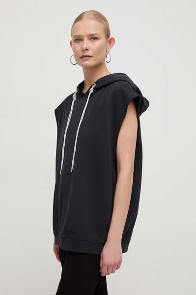 Хлопковый жилет Pinko, черный