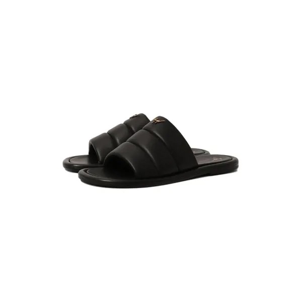 Кожаные шлепанцы Giuseppe Zanotti Design