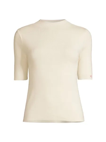 Свитер Marie Mock-Turtleneck из шерсти мериноса Frances Valentine