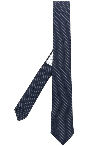 Thom Browne классический галстук в тонкую полоску
