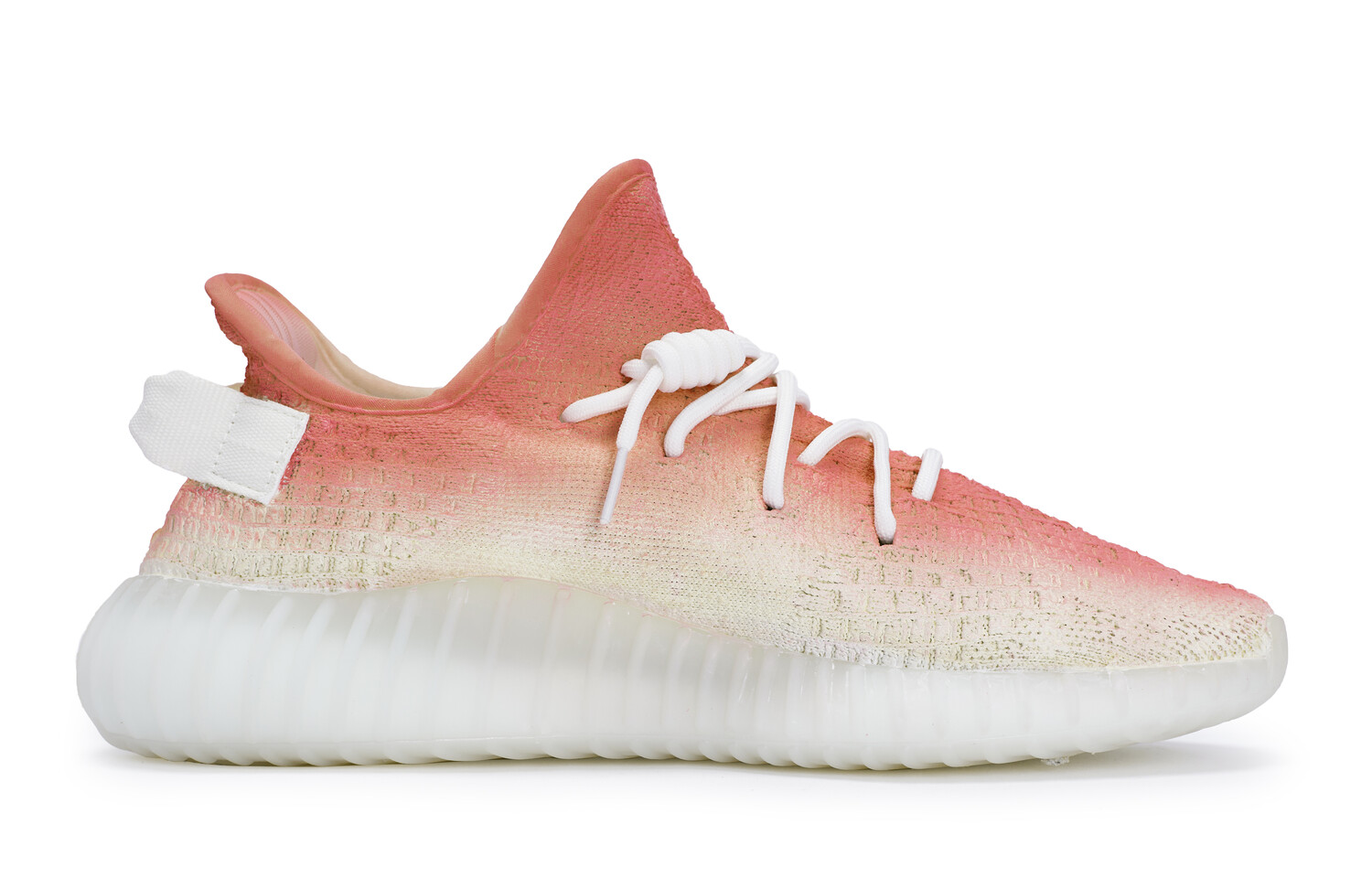 Кроссовки adidas originals Yeezy Boost 350 V2 Lifestyle Shoes Unisex Low-top White, красный